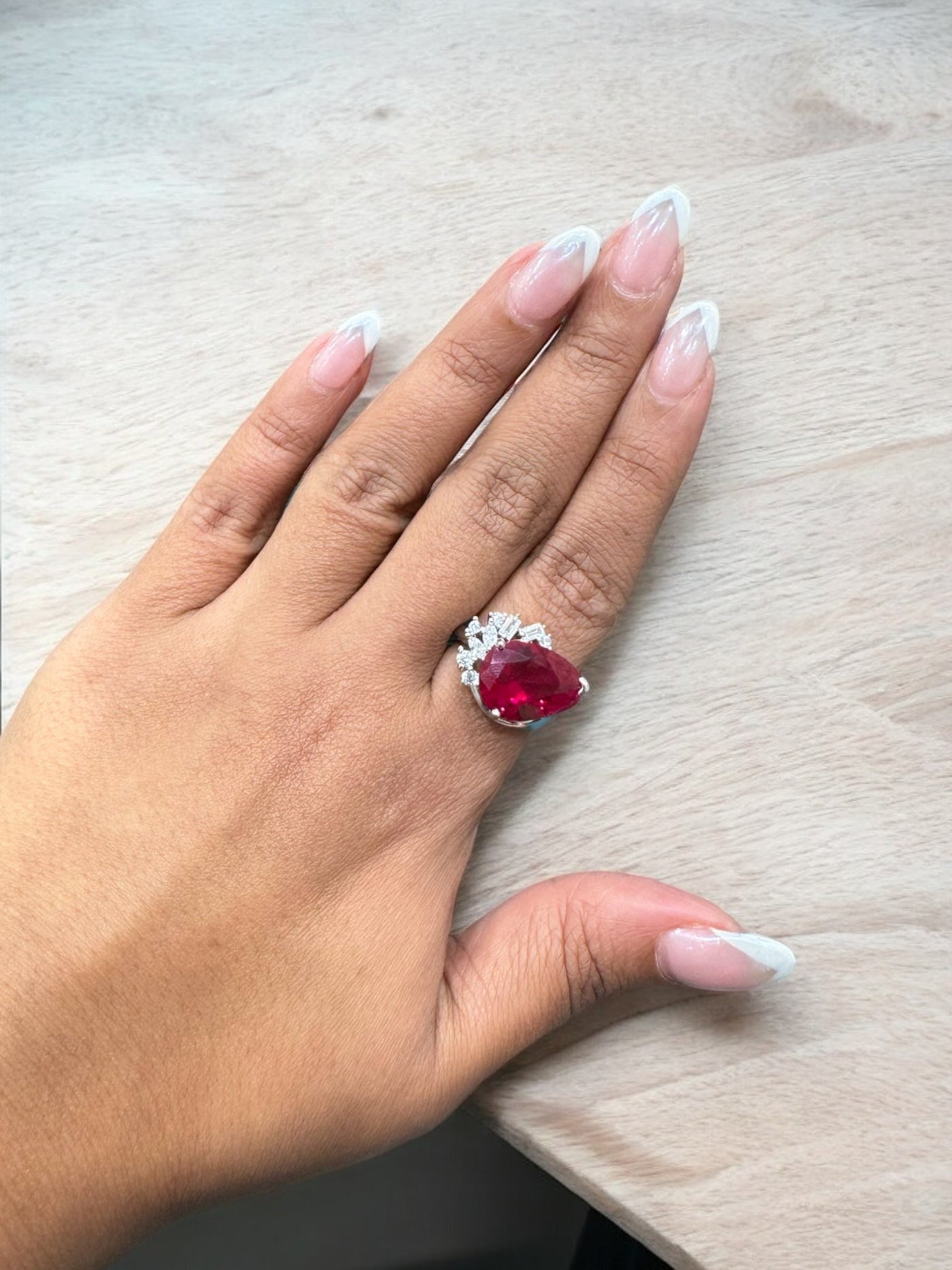 Parisian Pear ring