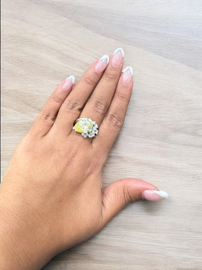 Parisian Pear ring