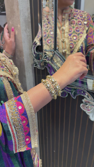 Amruta Polki Bangle Pair