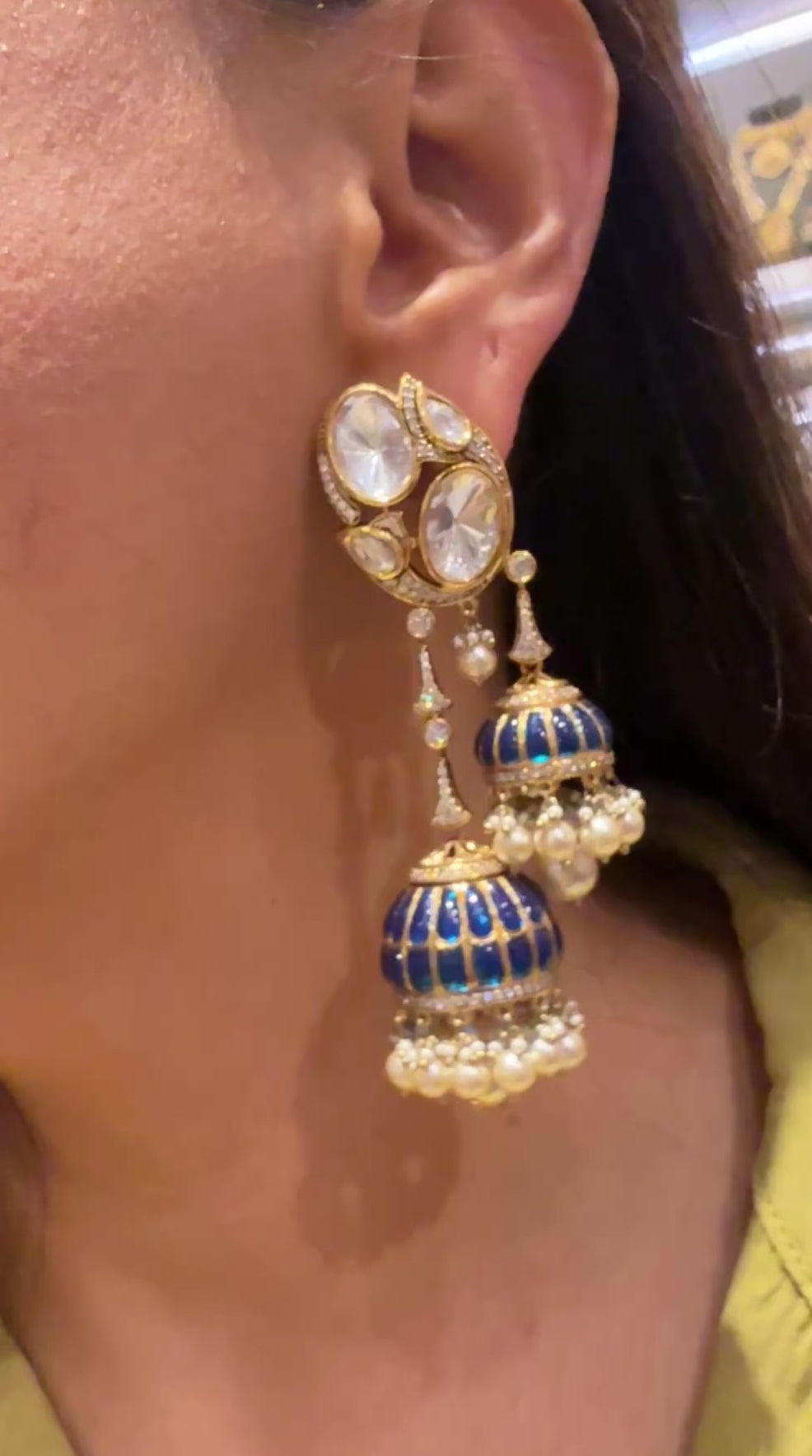 Royal Aura Dome Jhumka's