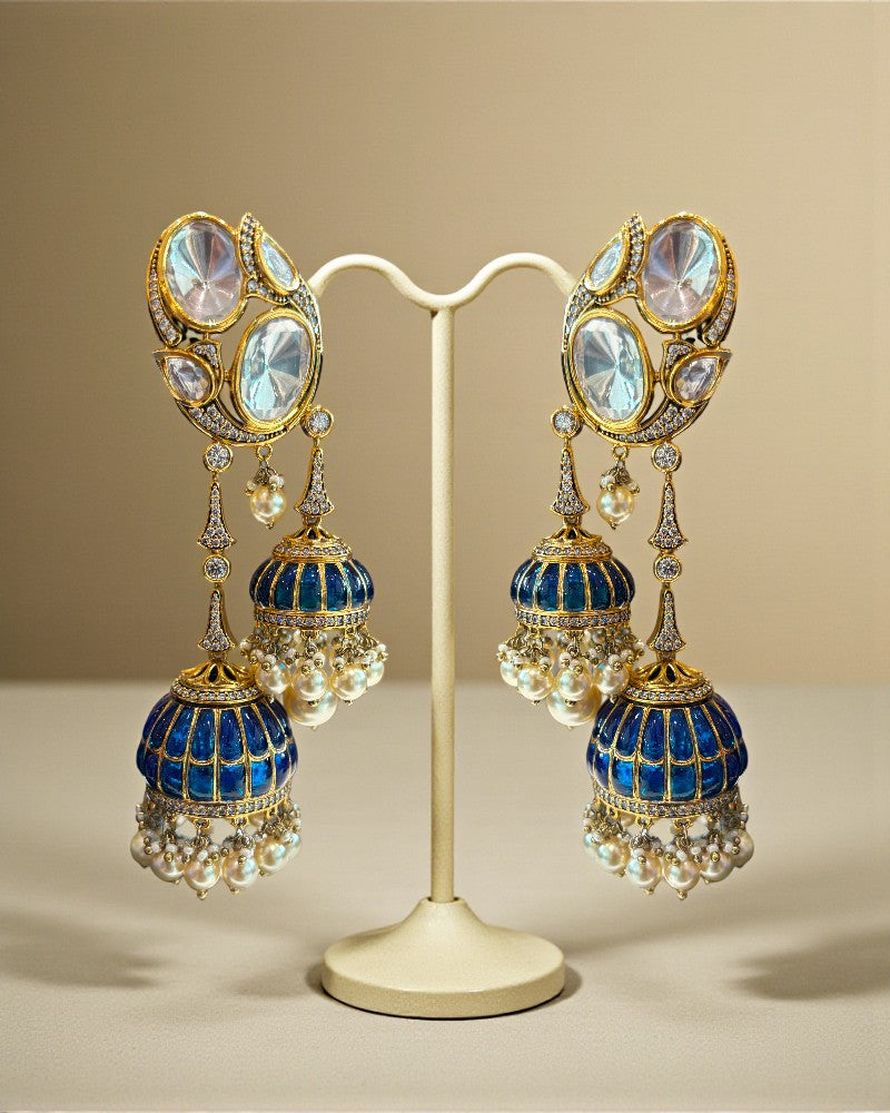 Royal Aura Dome Jhumka's