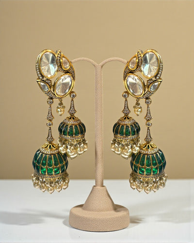 Royal Aura Dome Jhumka's