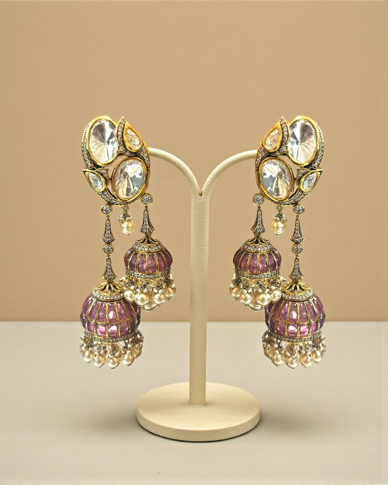 Royal Aura Dome Jhumka's