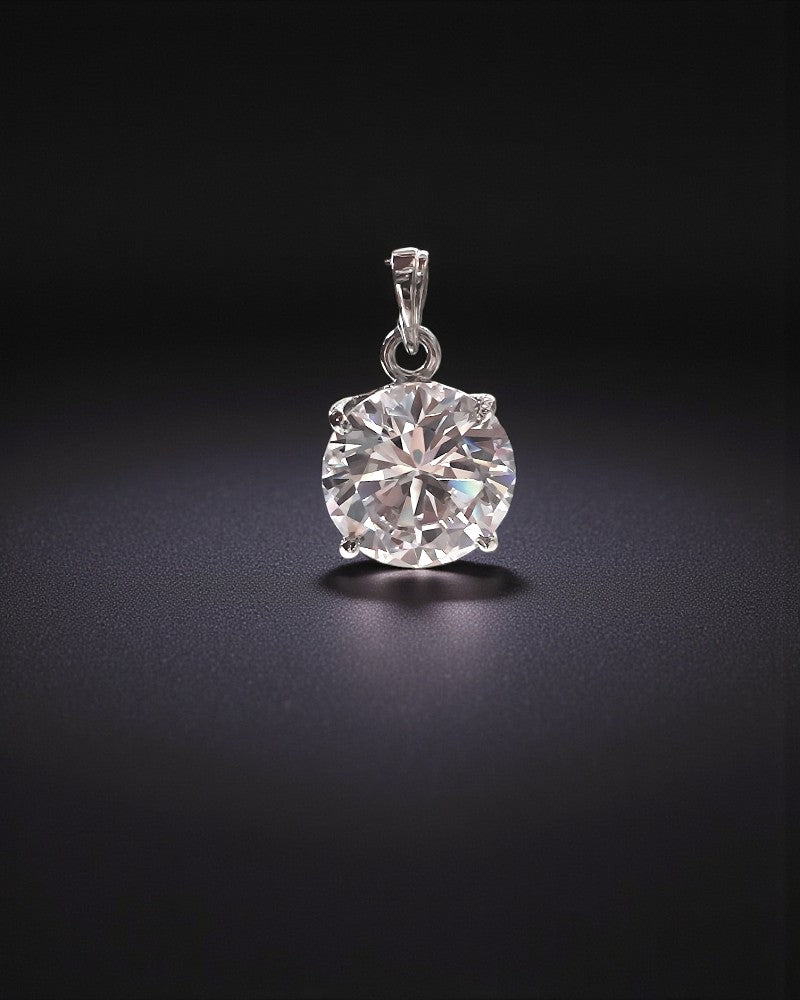 Radiant Solitaire Pendant (only Pendant)