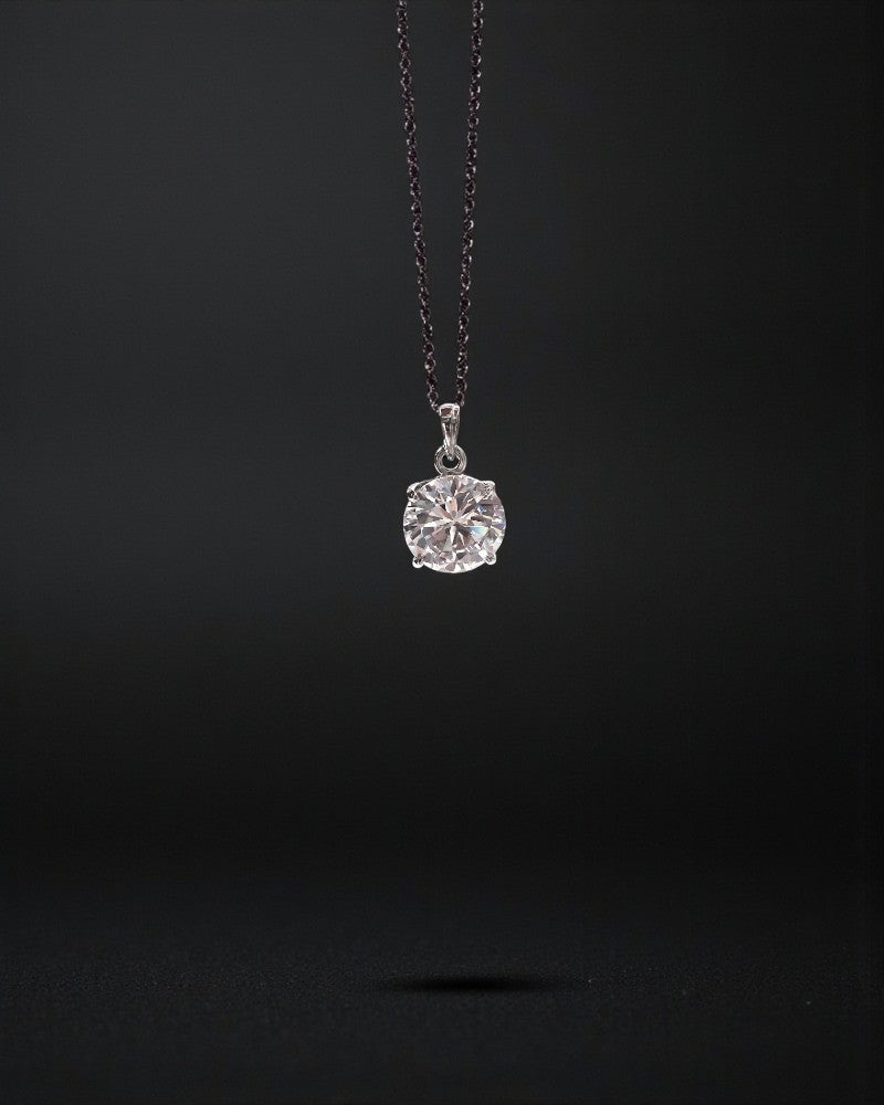 Radiant Solitaire Pendant (only Pendant)