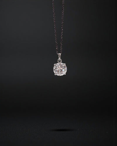 Radiant Solitaire Pendant (only Pendant)