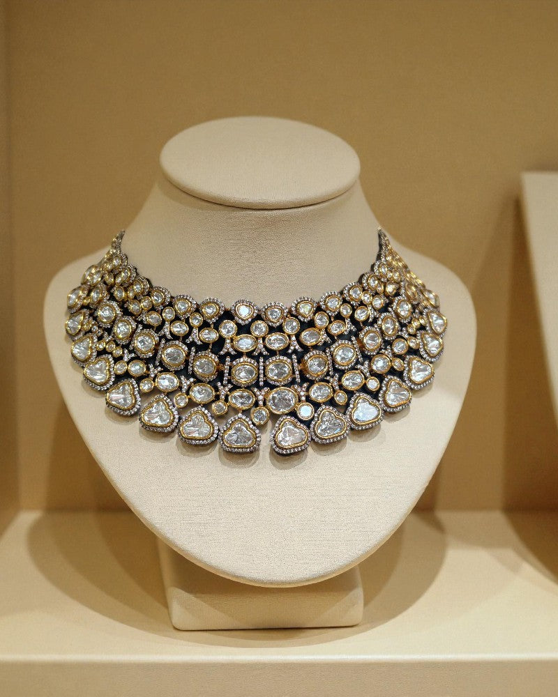 Zehra Moissanite Necklace Set