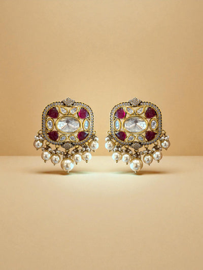 Ruby Pearl Choker Set