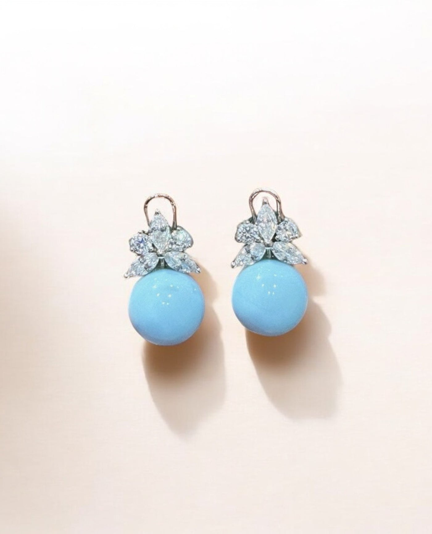 Marquise Cluster Drop Earring