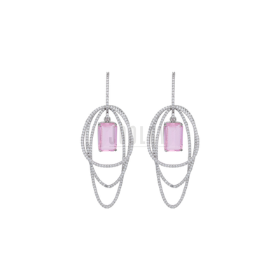 Trellis Diamonte Chandelier Earrings