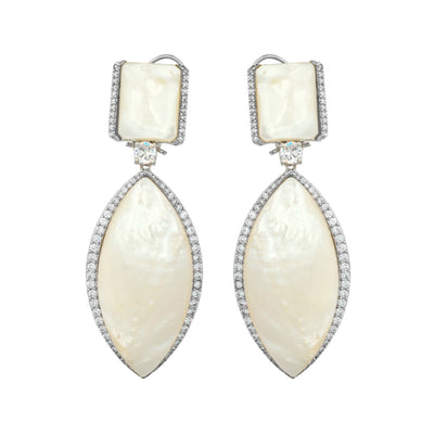 Mother of Pearl Blanche Earrings