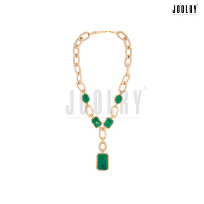 Emerald Link Gold Dust Necklace